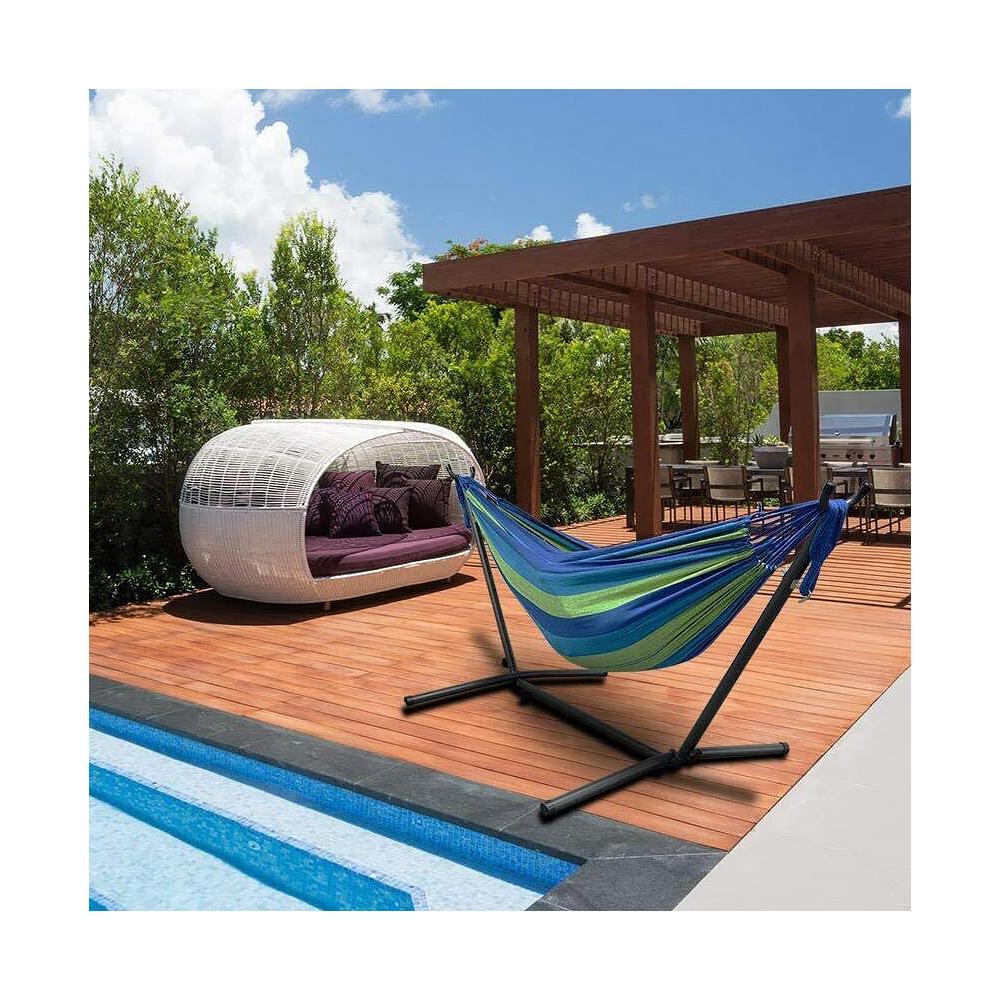 Hamak 2-osobowy 480143A BLUE