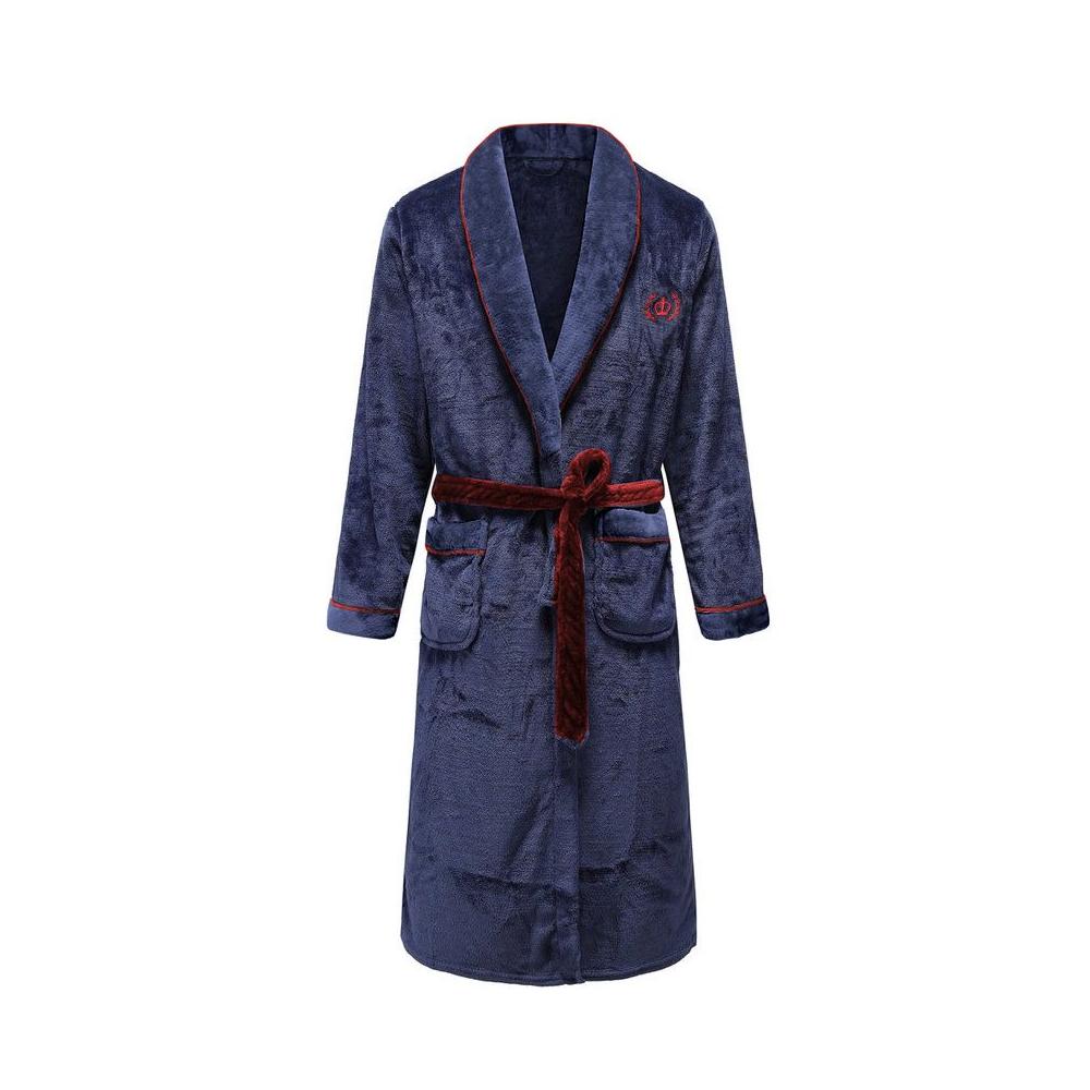 Bathrobe Roger Women Navy Red M