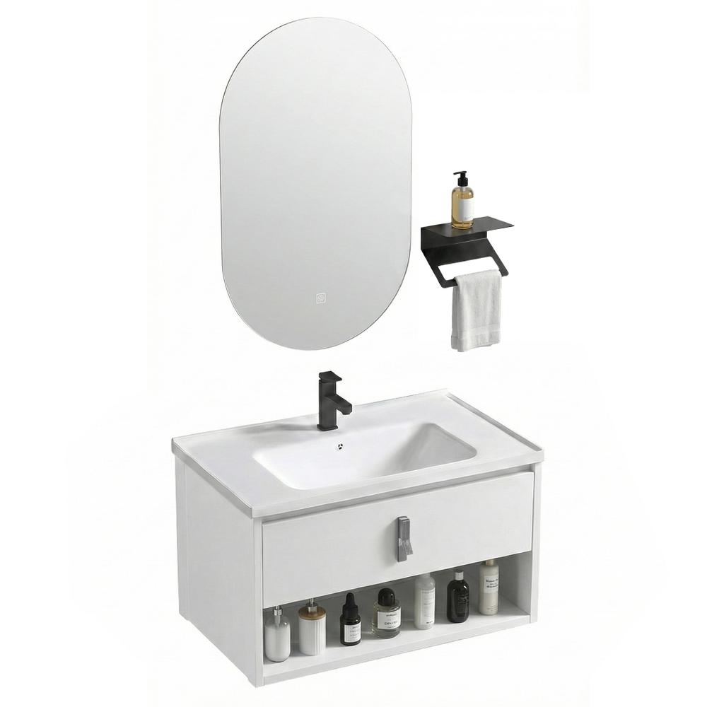 Conjunto de muebles de baño con lavabo Toledo 60cm White