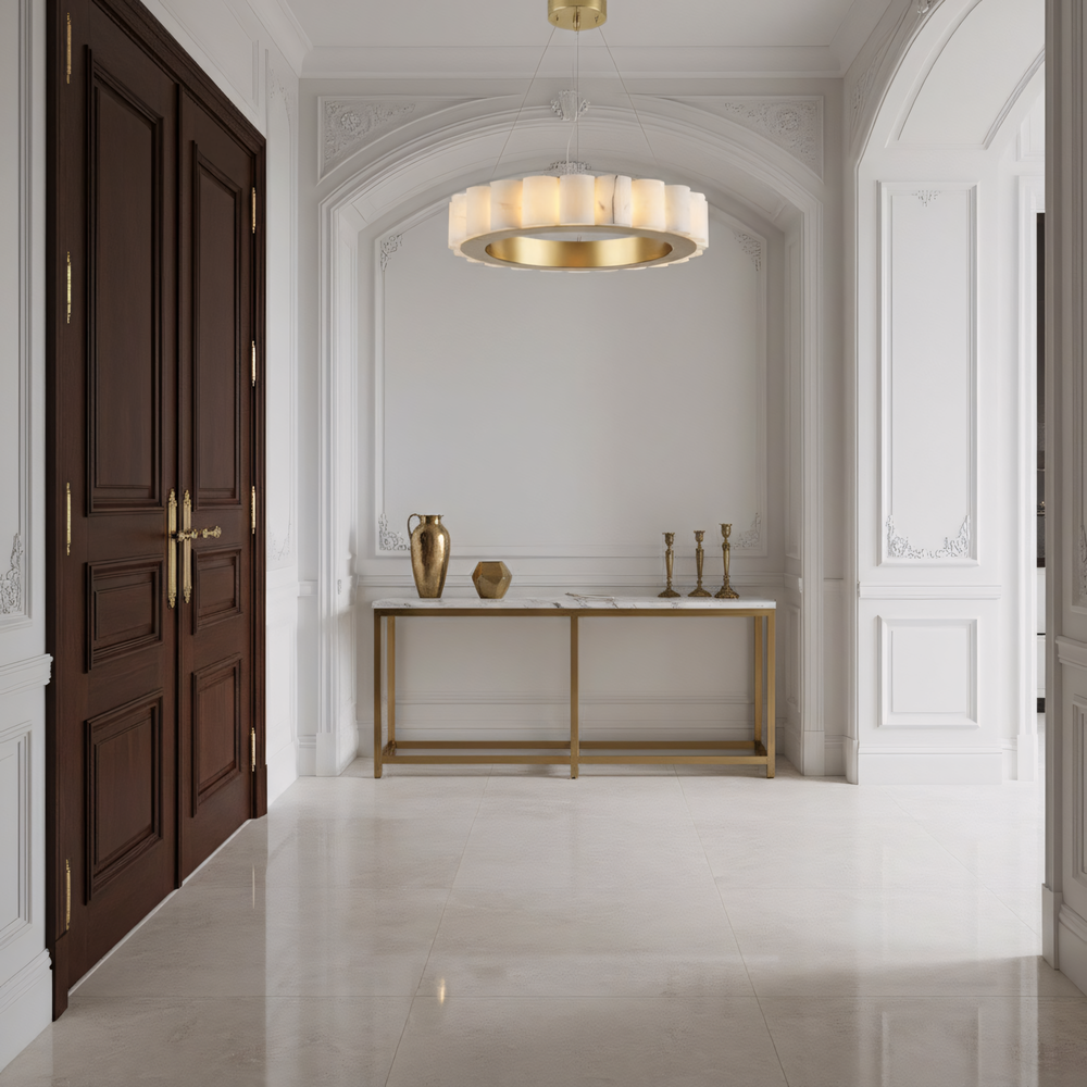 Deckenleuchte APP1801-CP 50 cm Brush Gold