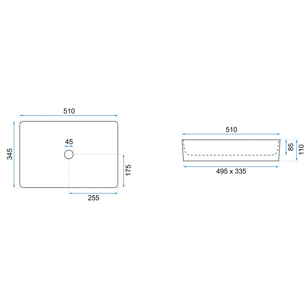 Umywalka REA Avia Nablatowa