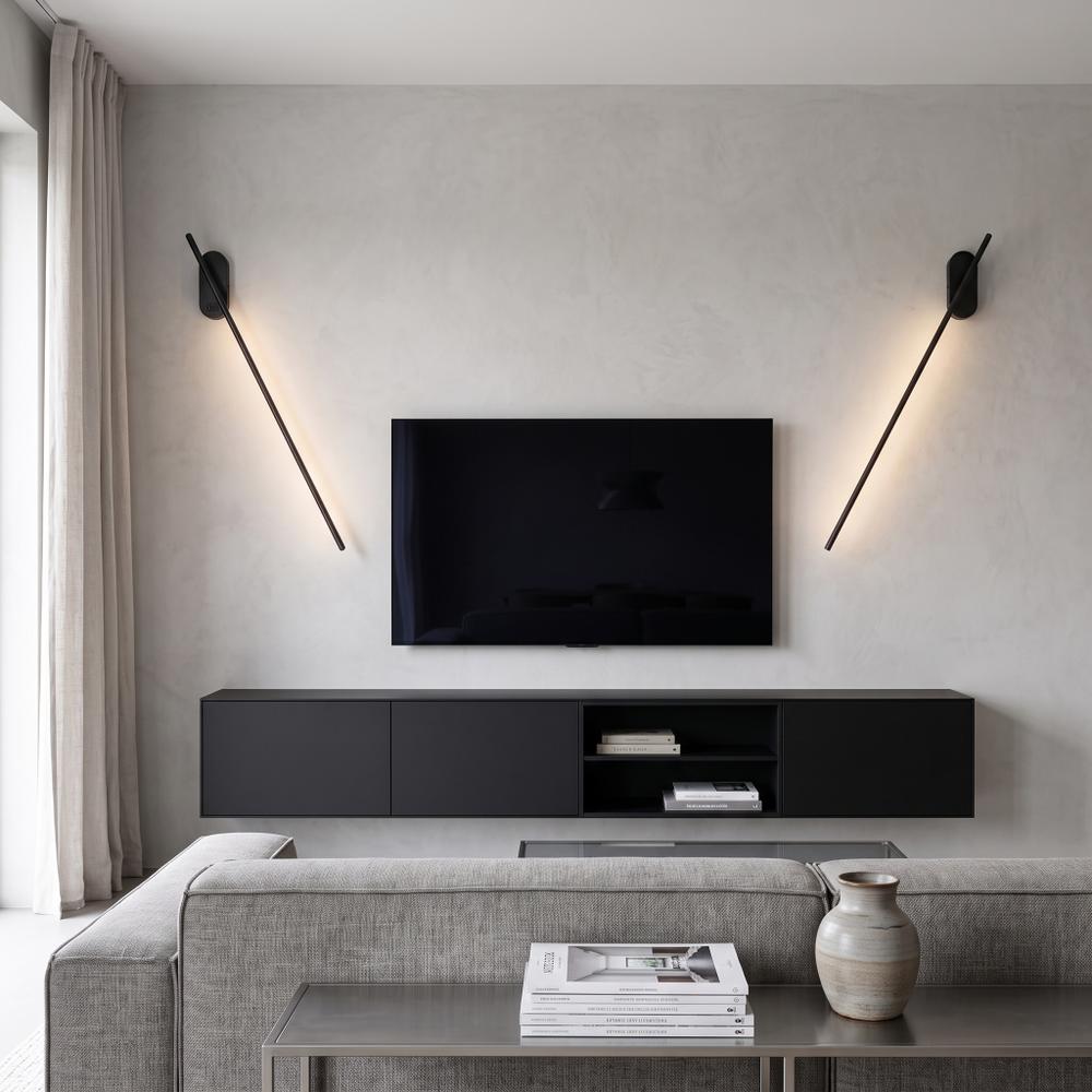 LAMPA KINKIET DO SALONU LED NEUTRALNY 12W 92CM APP584-1W