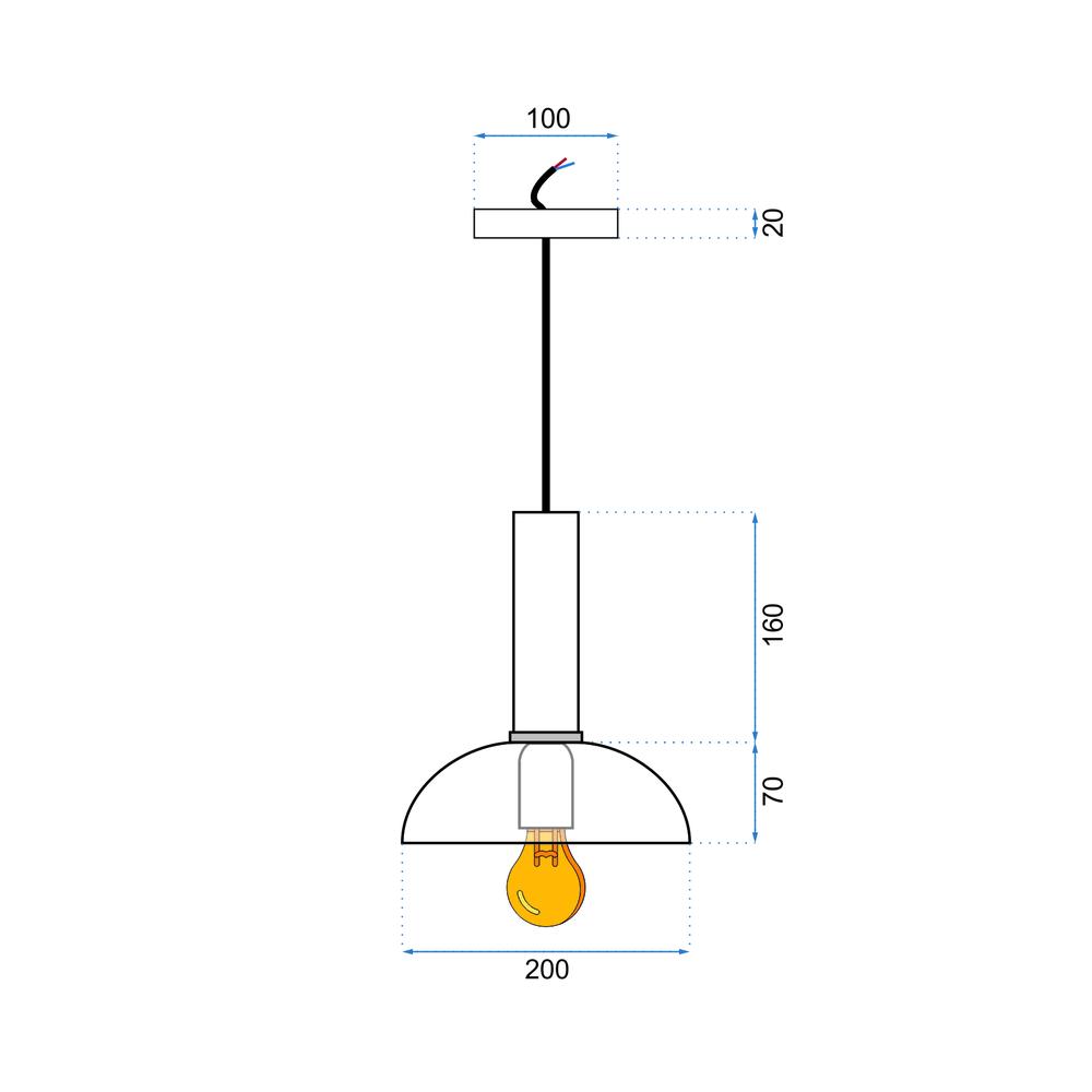 Hängelampe OSTI C Green