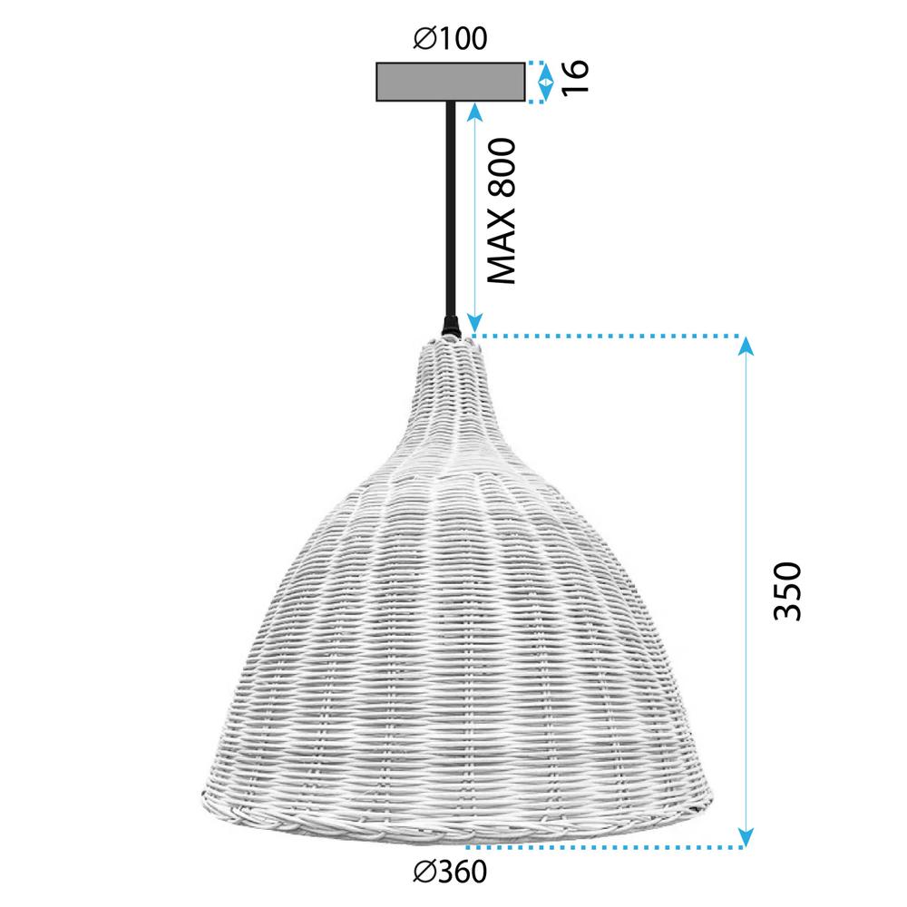 Deckenlampe NATURAL APP1647-1CP