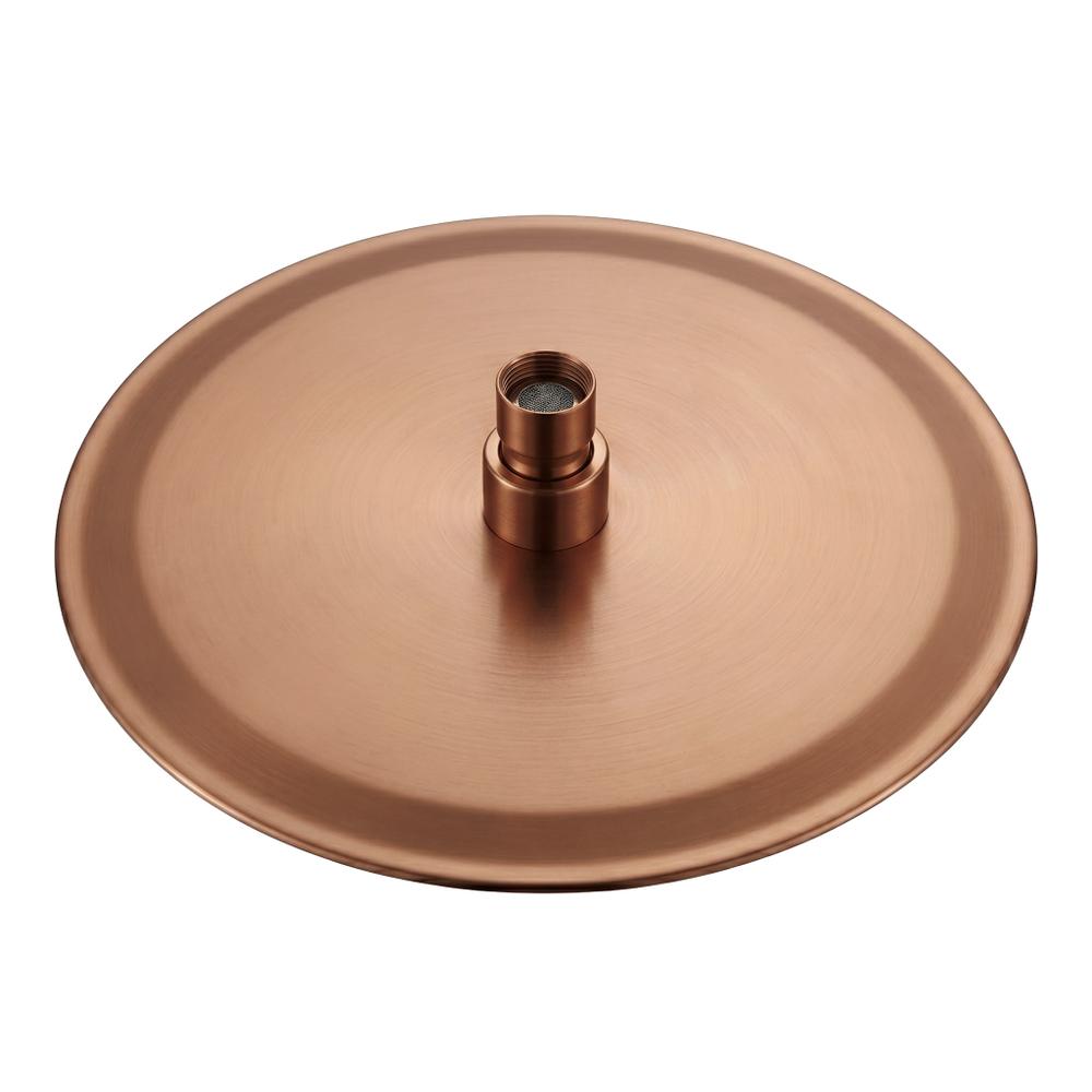 Кръгла душ глава REA JS-P014BRG 25cm Brush Copper