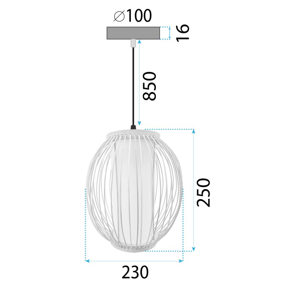 Deckenleuchte Bamboo APP1634-1CP