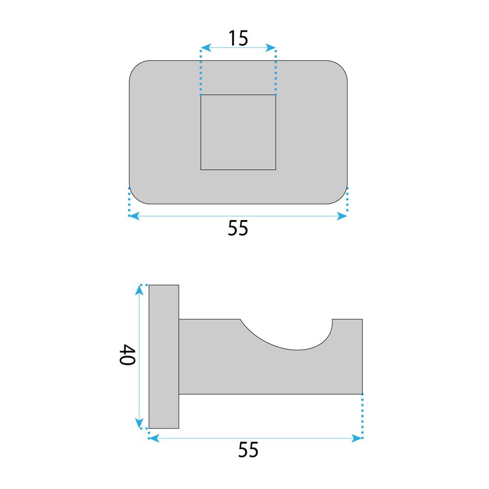 Wieszak łazienkowy Nico 5905 Złoty