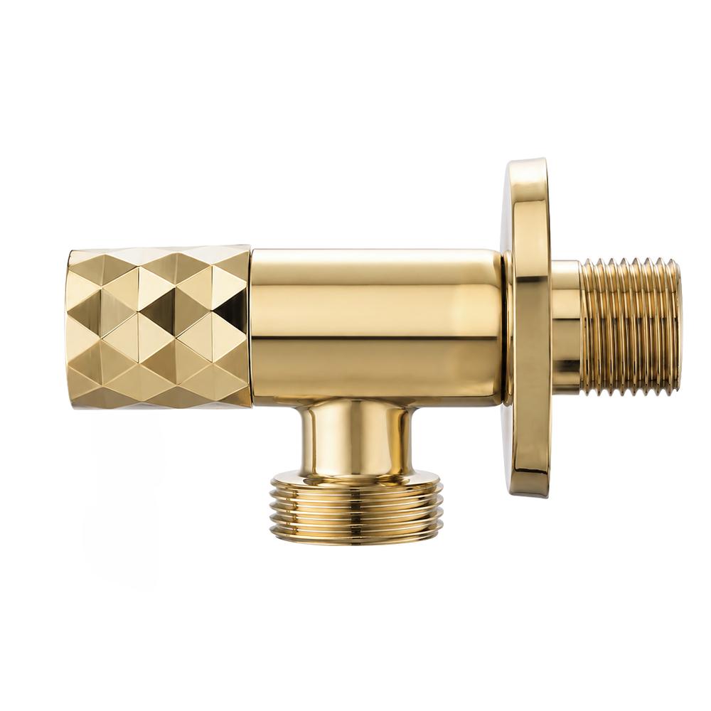 Zawór kątowy Diamond 03 1/2" x 3/4" Złoty