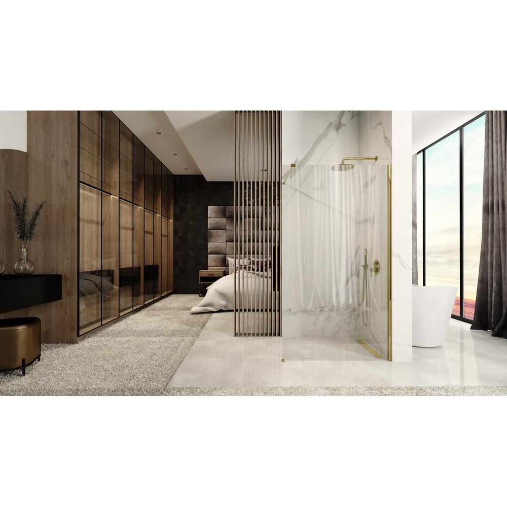 Τοίχος ντους Rea Aero Gold 120 Walk In