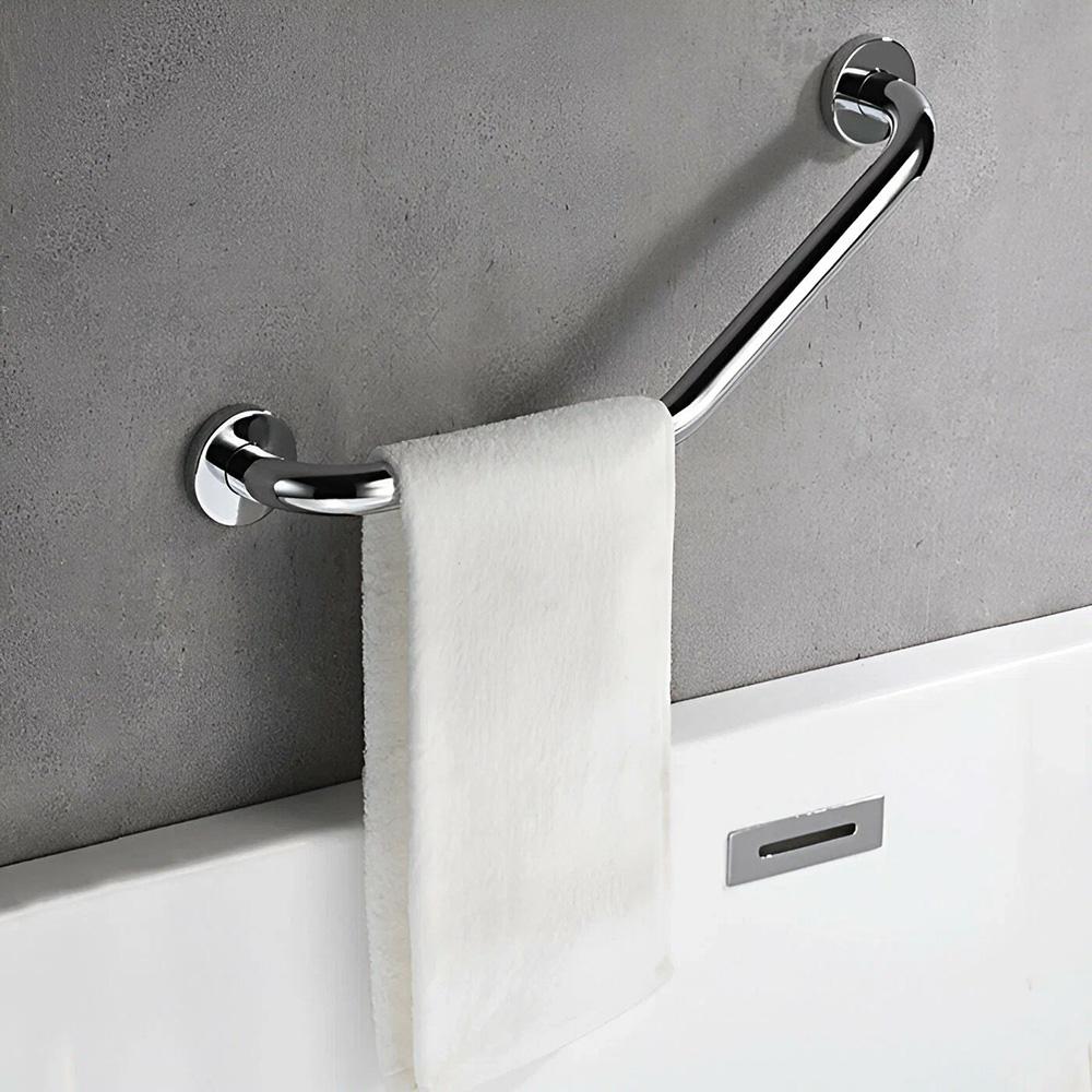 Kylpyhuoneen kulmakahva Chrome