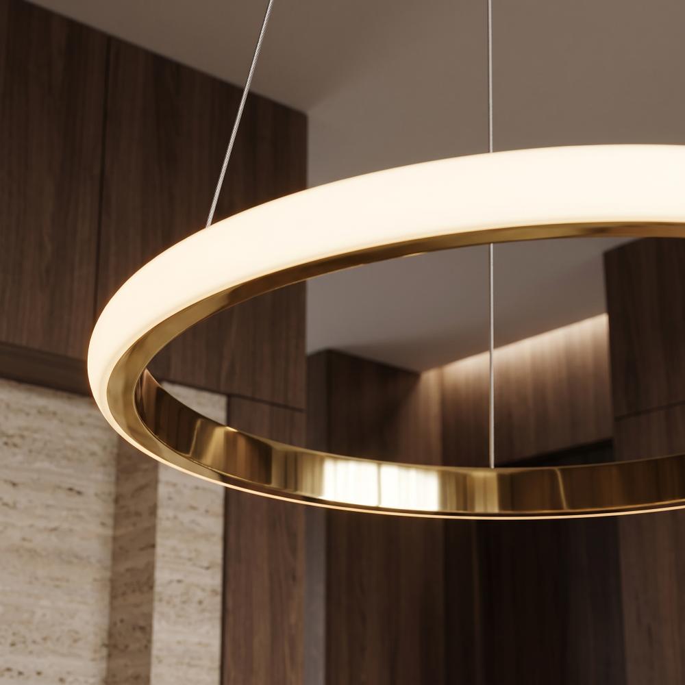 Lampa wisząca LHJ001-CP 40 cm GOLD