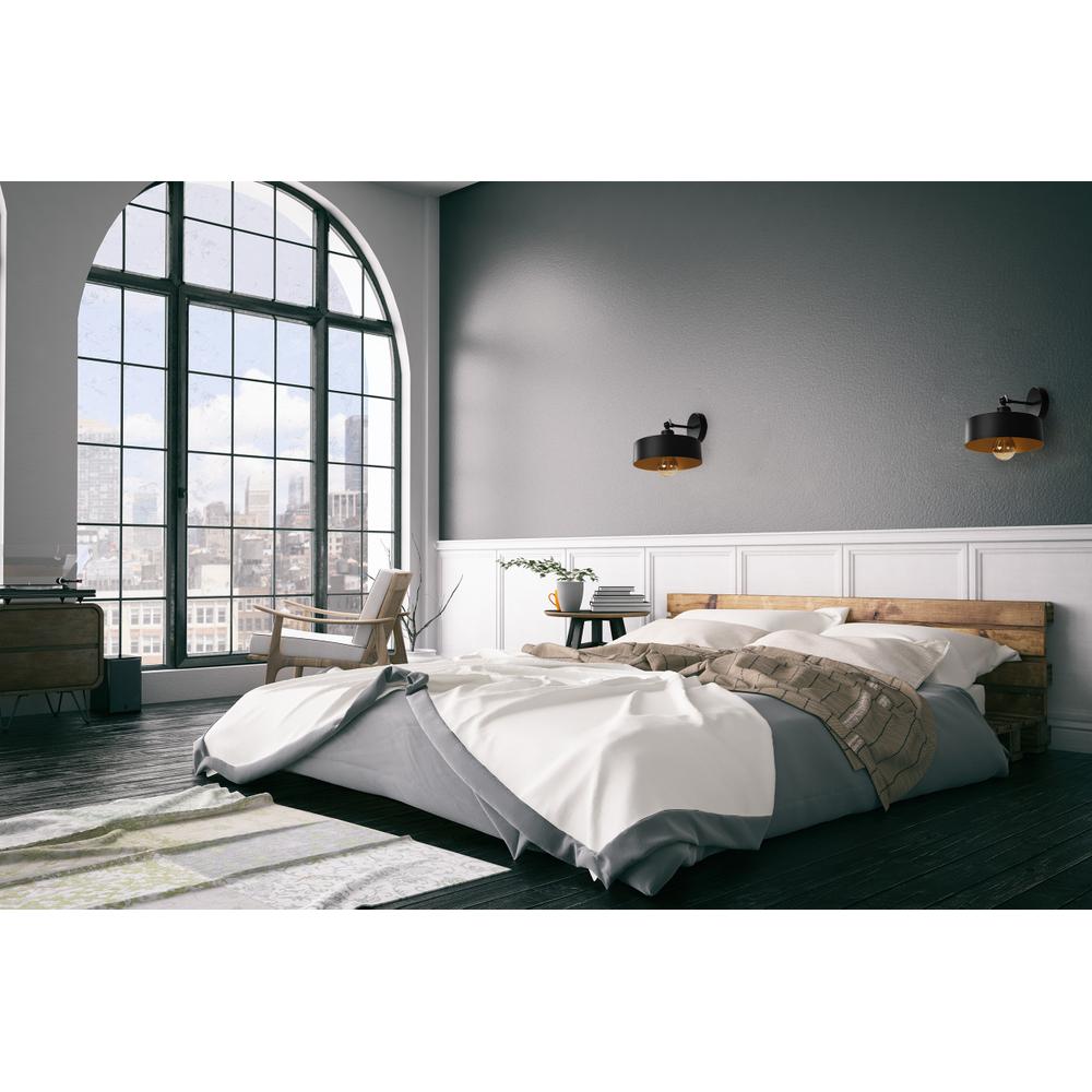 Wandlampe APP1332-1W BLACK GOLD