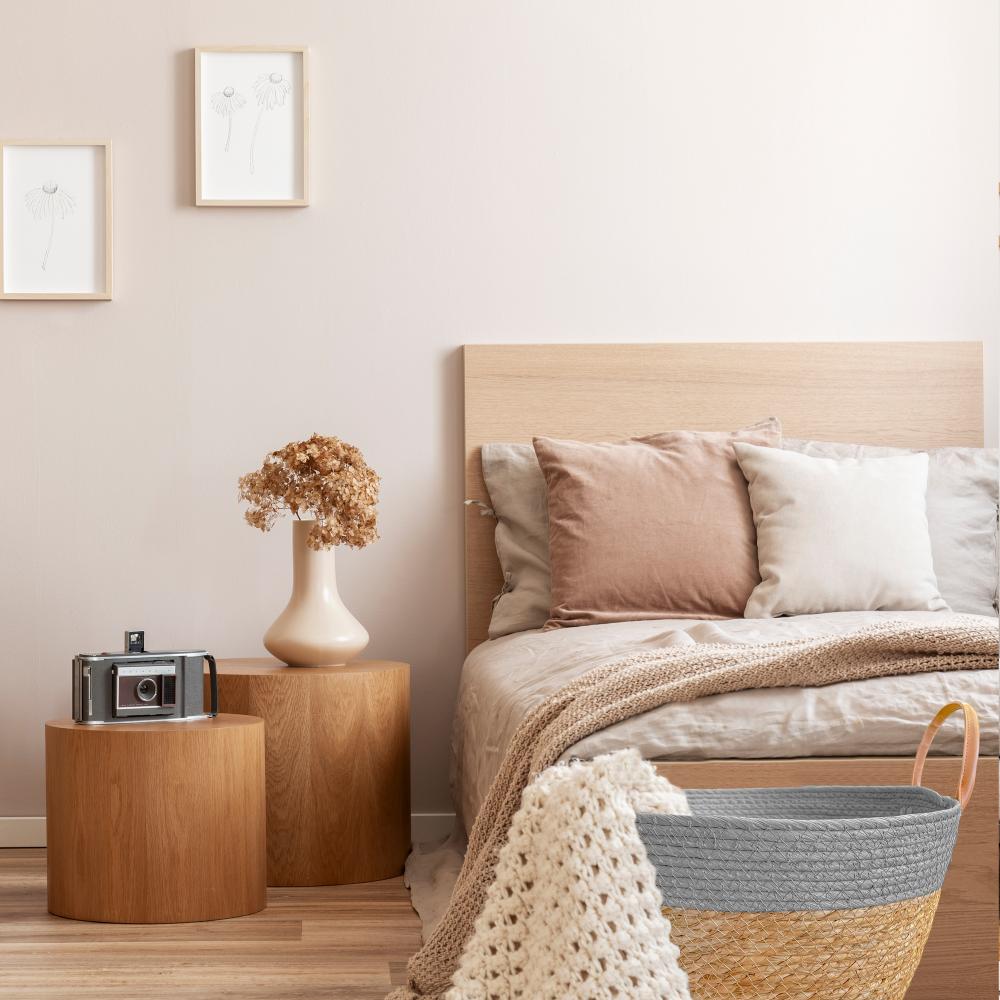 Zestaw 3szt Koszy Naturalnych BOHO 223K16