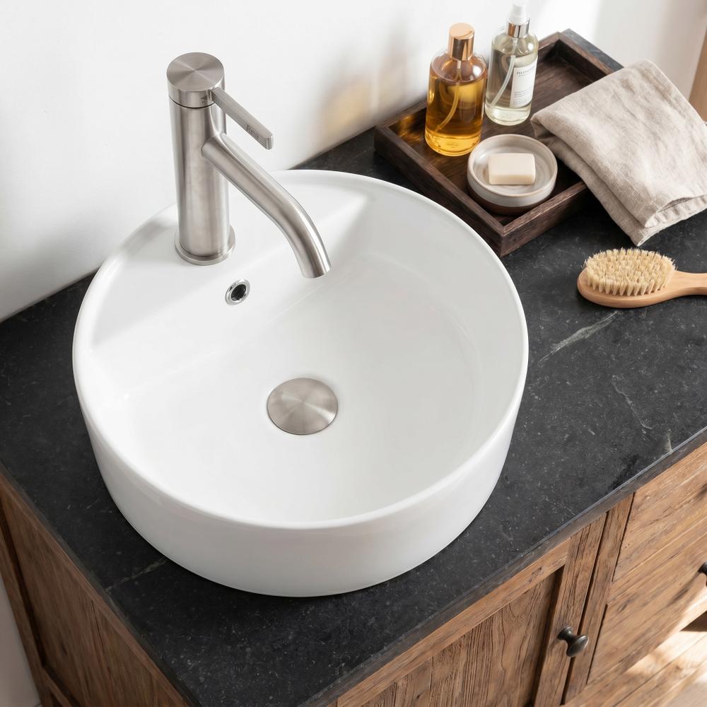 Bathroom faucet Rea Rivo Brush Nickel