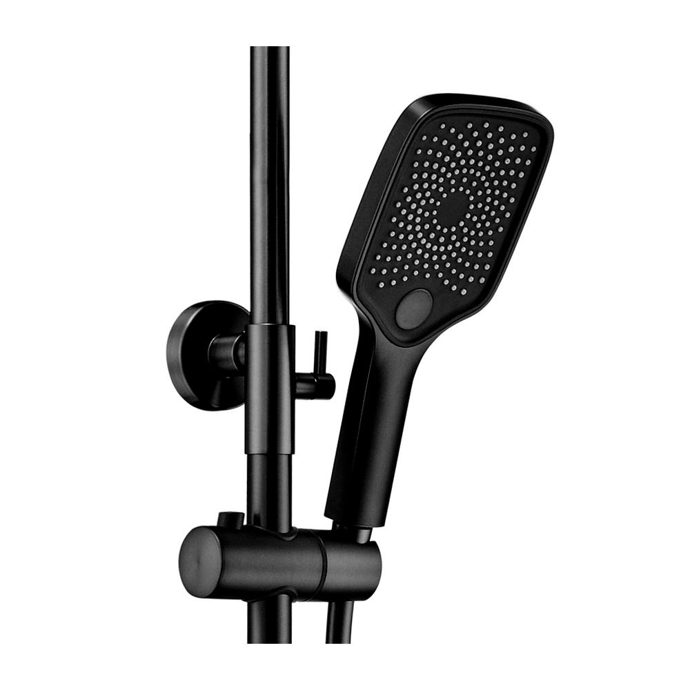 Coloana de dus cu termostat REA ROB Black