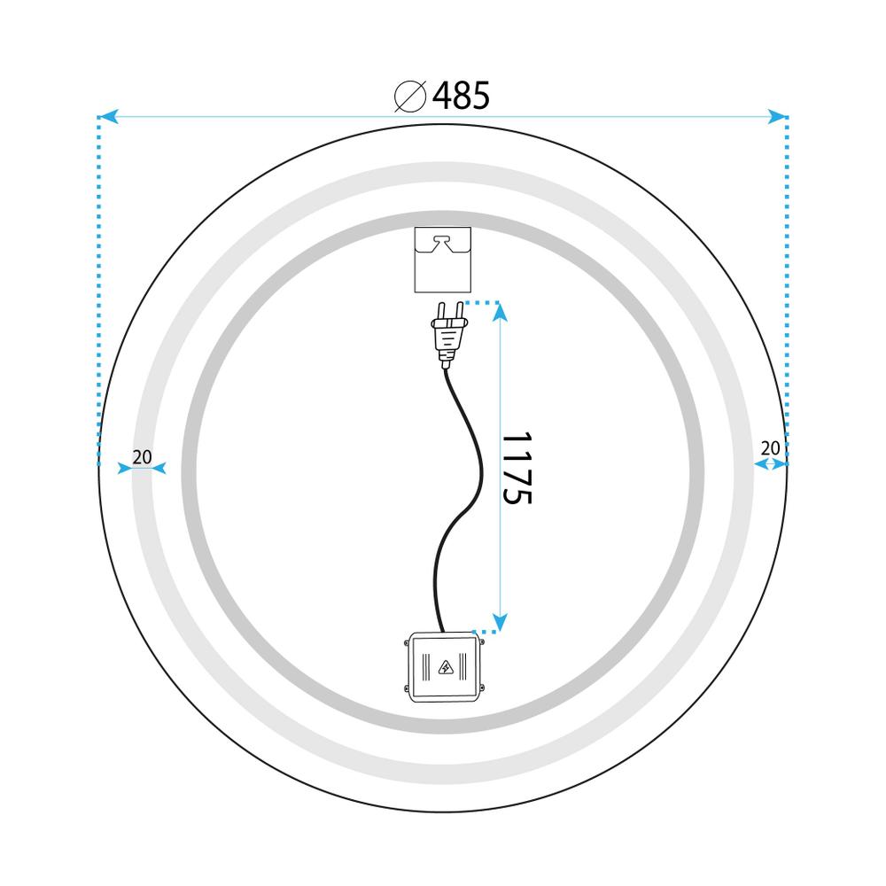 Mirror LED  50cm BAS