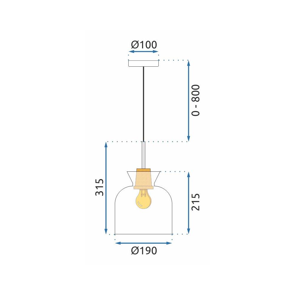 Hängelampe APP1182-1CP A