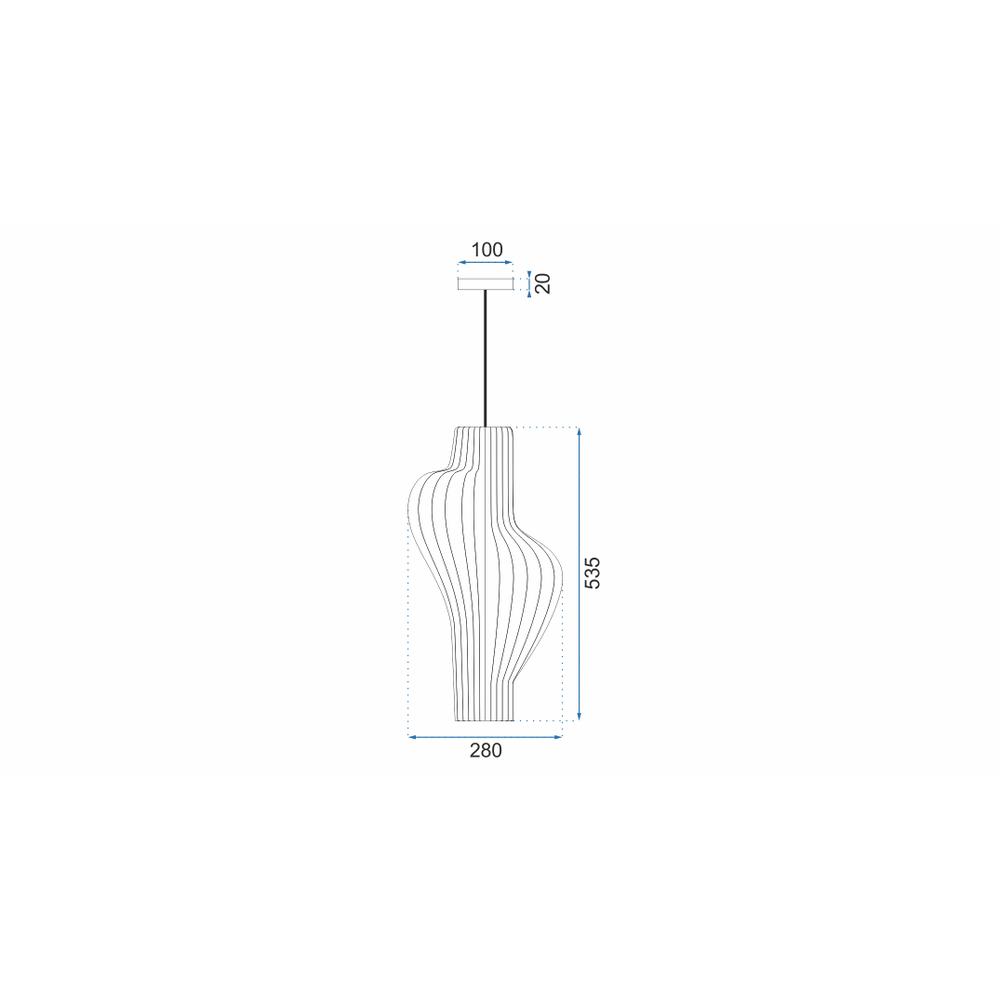 Deckenlampe geometric black APP484-1CP