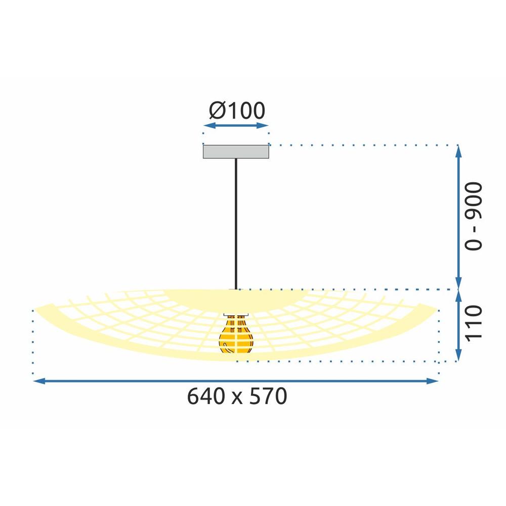 Deckenlampe boho APP1541-1CP