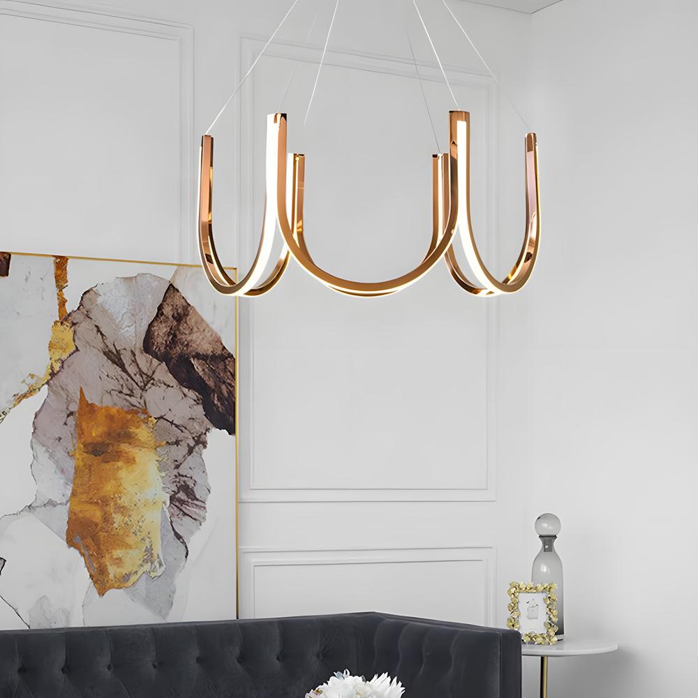 LED-Hängeleuchte APP1749-CP Gold