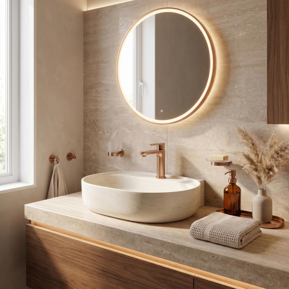 Torneira para lavatório Rea Logan Brush Copper