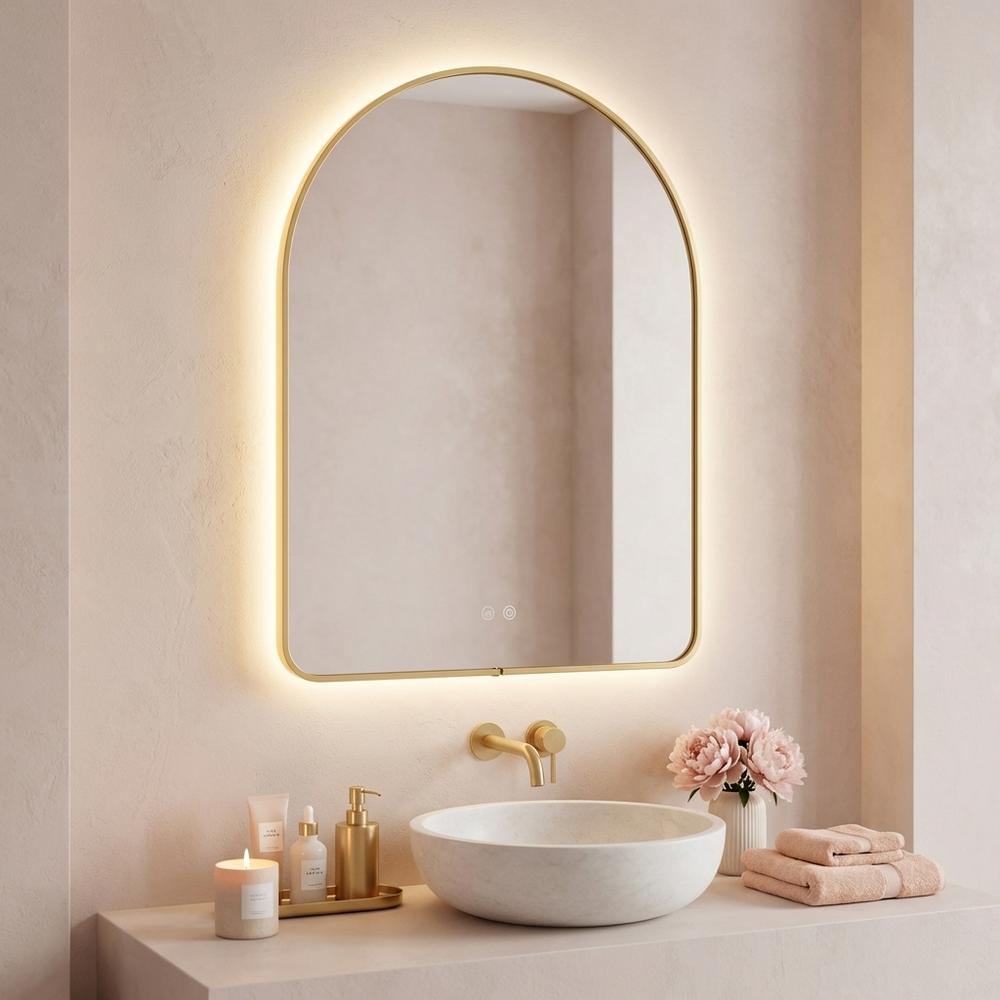 Lustro ścienne LED 80x60cm CAMLOT