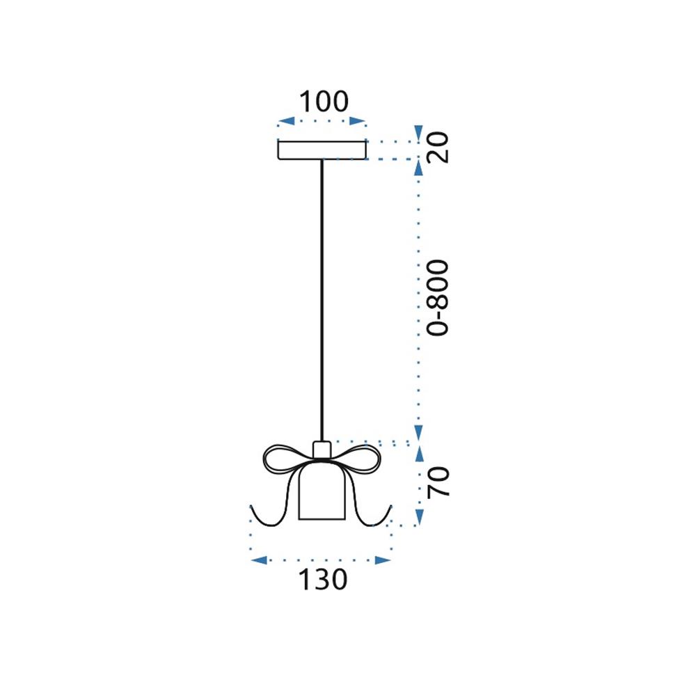 Hängelampe NARNI grey