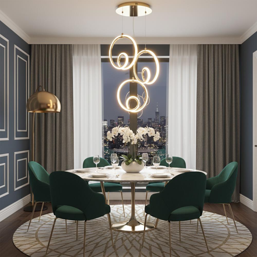 Lampe LED LHJ095-3CP GOLD