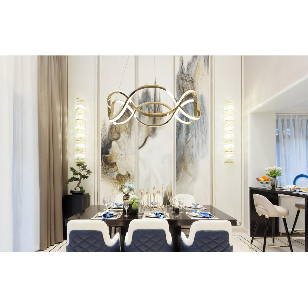 Lampe LED APP800-CP Twist Gold