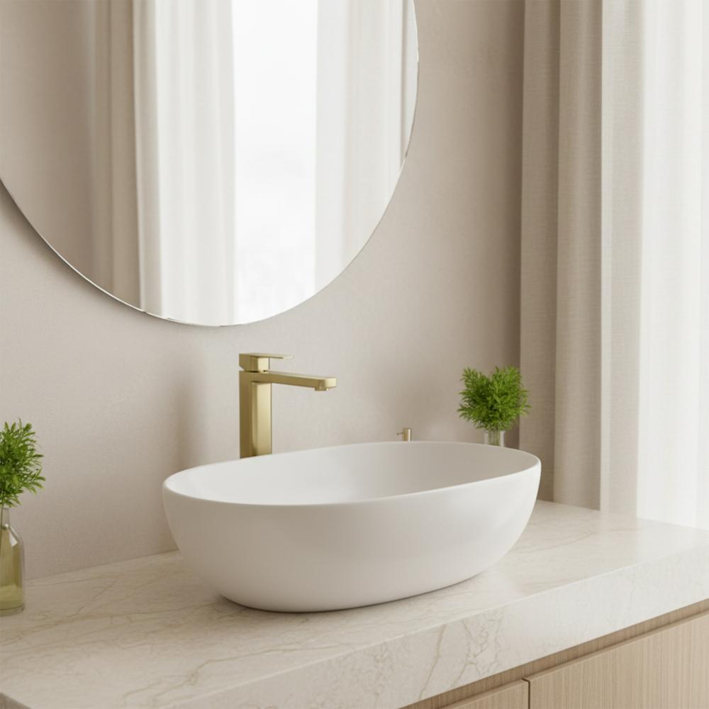 Fürdőszobai csaptelep Rea Arlo Brush Gold