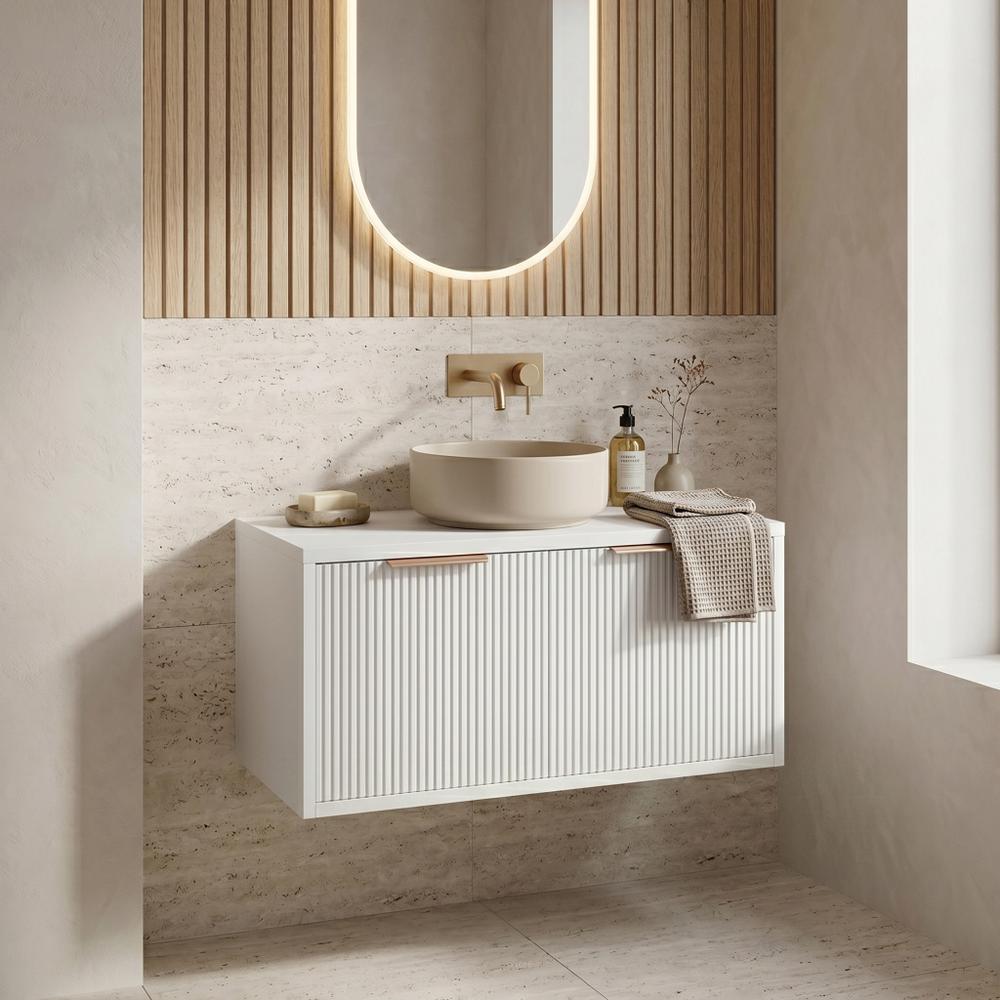 Kúpeľňová skrinka pod umývadlo Rea Core 80cm White