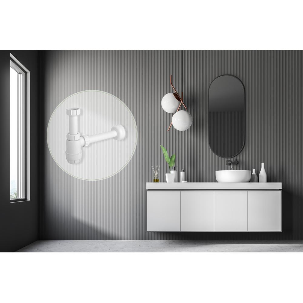 Siphon de lavabo HC2 White