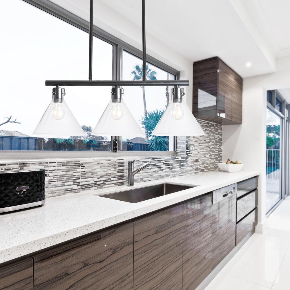 Deckenlampe Glas Metall APP318-3CP