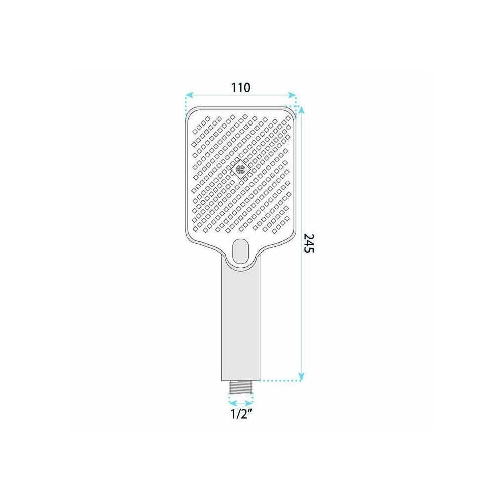 SLUŠALICE TUŠ REA JS-031 BRUSH COPPER