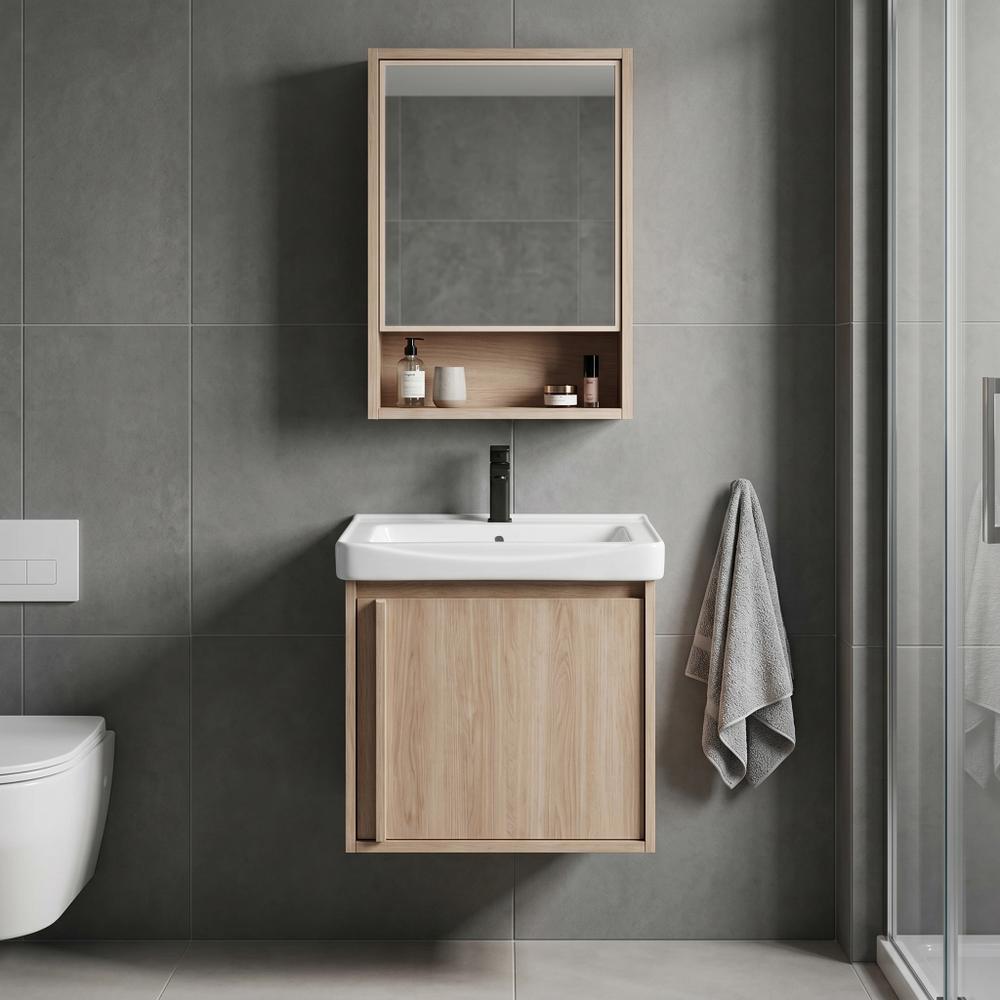 Set mobilier de baie cu lavoar Gama T25023 BXM 50CM