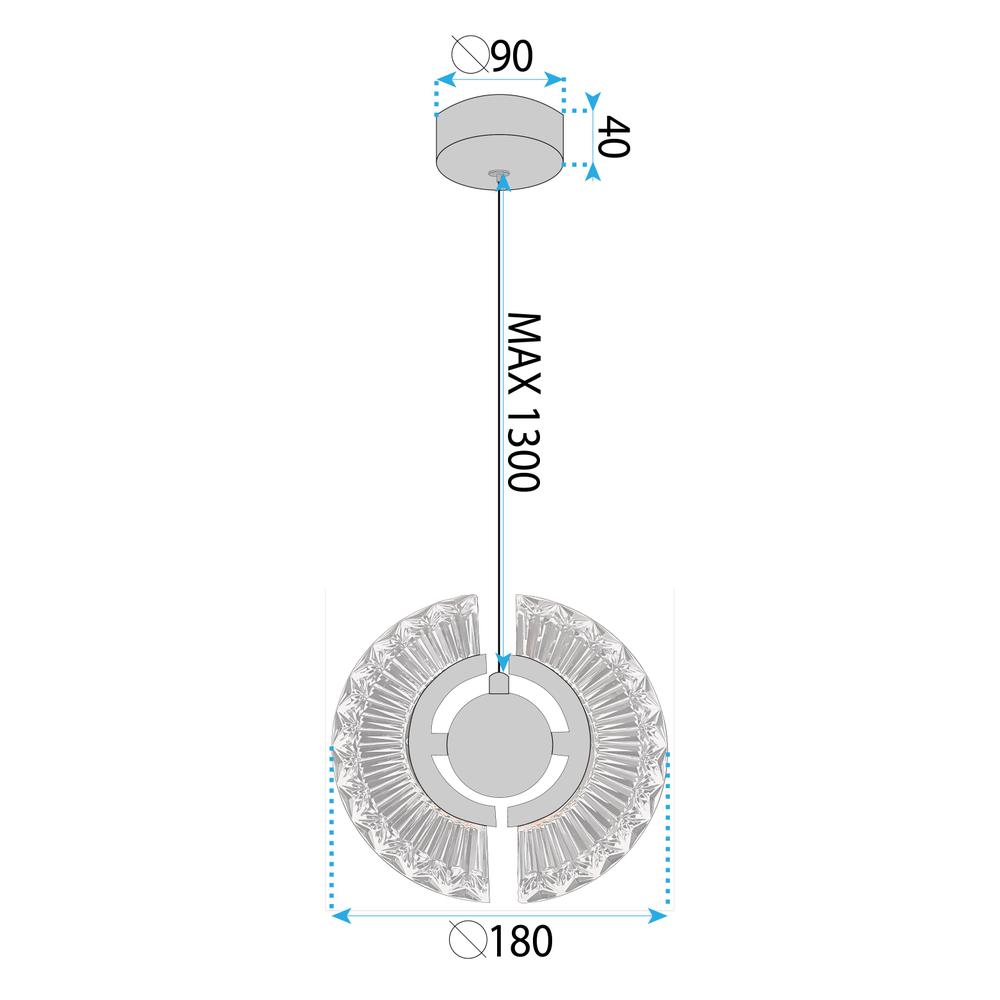 Lampe LED LHJ108-2CP GOLD