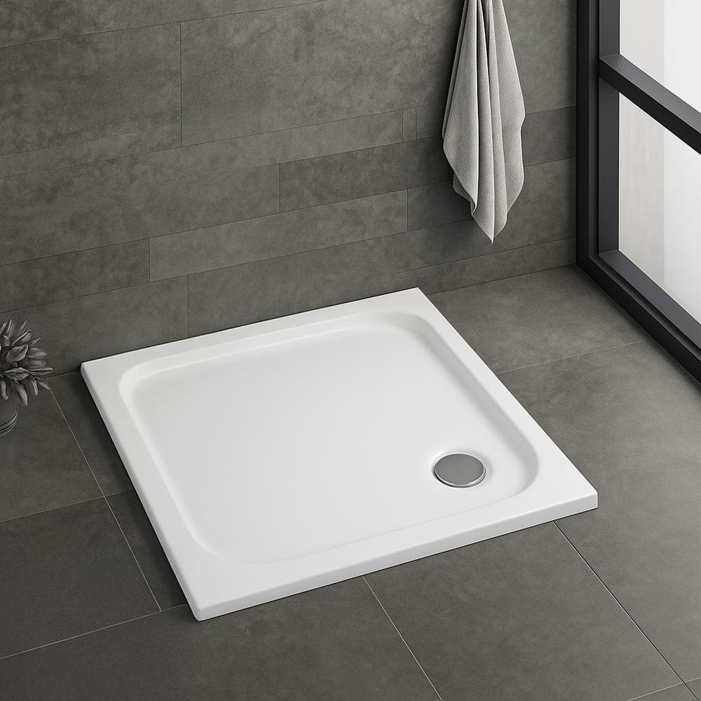 Dušo irklavimo baseinas Rea Belmond White 80x80