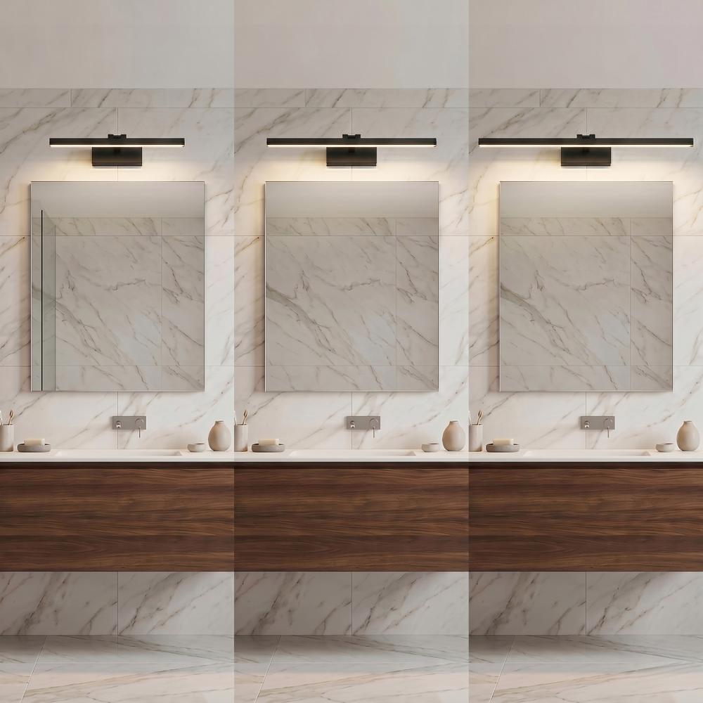 Kúpeľňové nástenné LED svietidlo APP1868-1W 80 cm Black