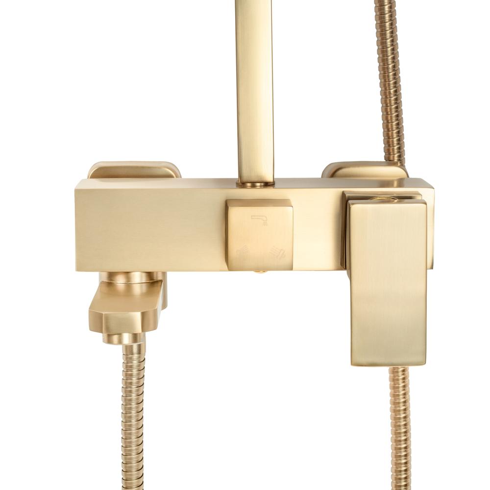 Zuhanyszett REA JACK BRUSHED GOLD