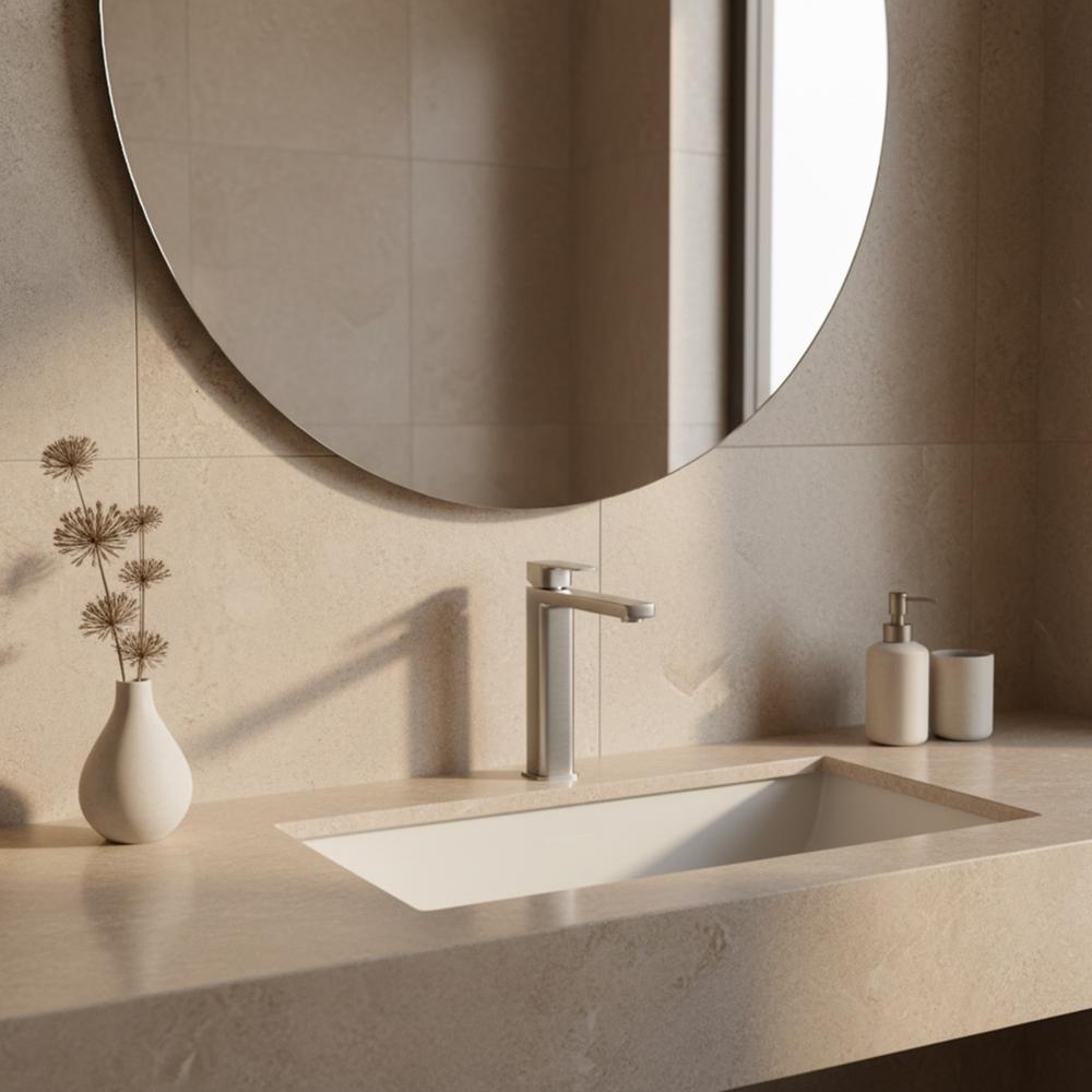 Maišytuvas vonios kambario Rea Arlo Brush Nickle