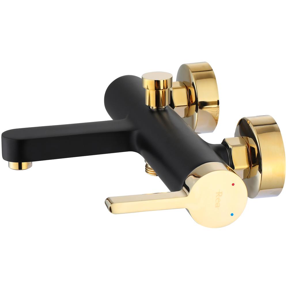 Bath faucet REA Polo Black Gold