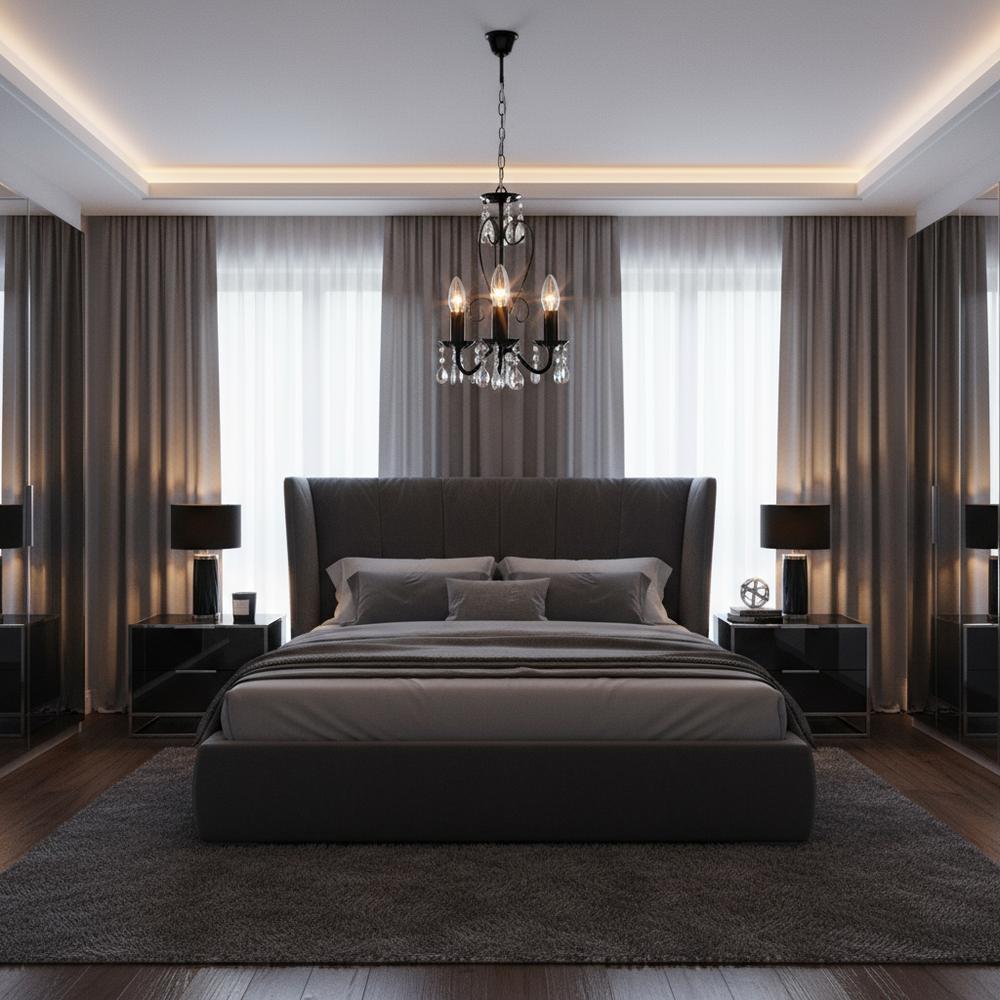 Deckenleuchte EBT013-3CP BLACK