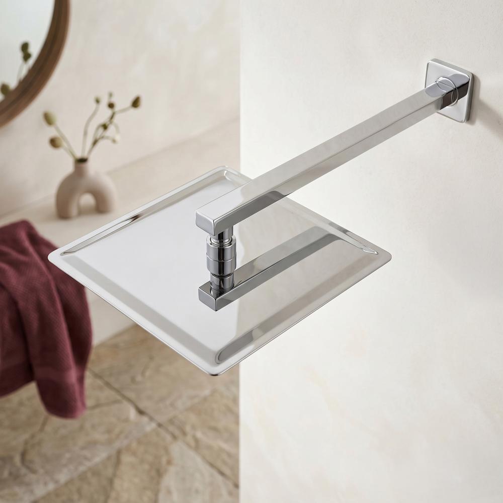 Neliönmuotoinen sadesuihkupää REA JS-P015 25cm Chrome