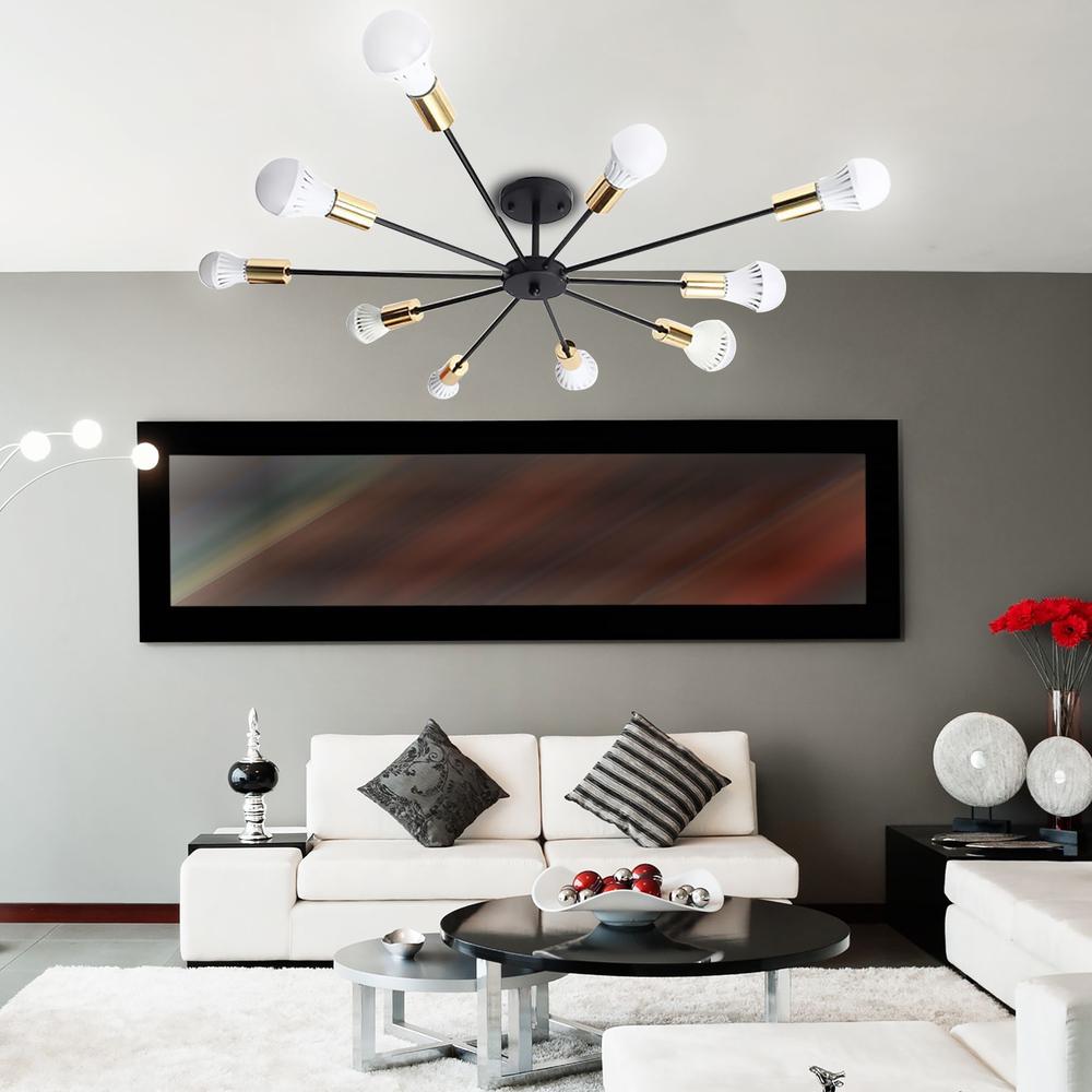 Lampe Spider 10 Black Gold APP503-10C