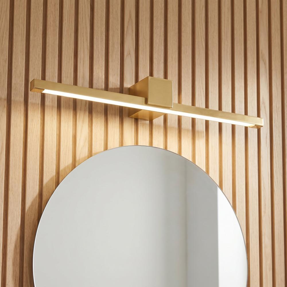 Koupelnové nástěnné LED svítidlo SWE044-1W 60cm GOLD