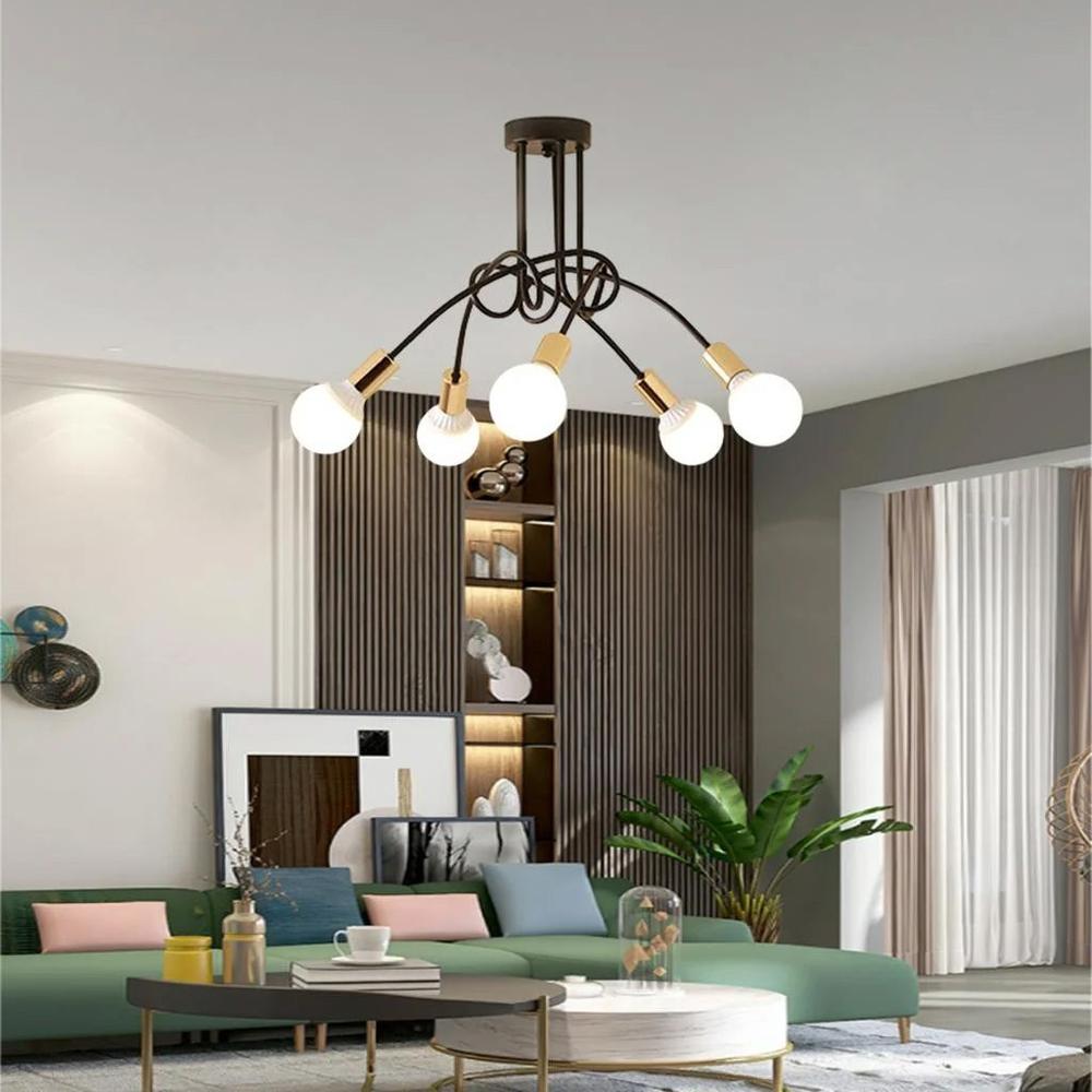 Lampe Paradise 5 Black Gold APP518-5C