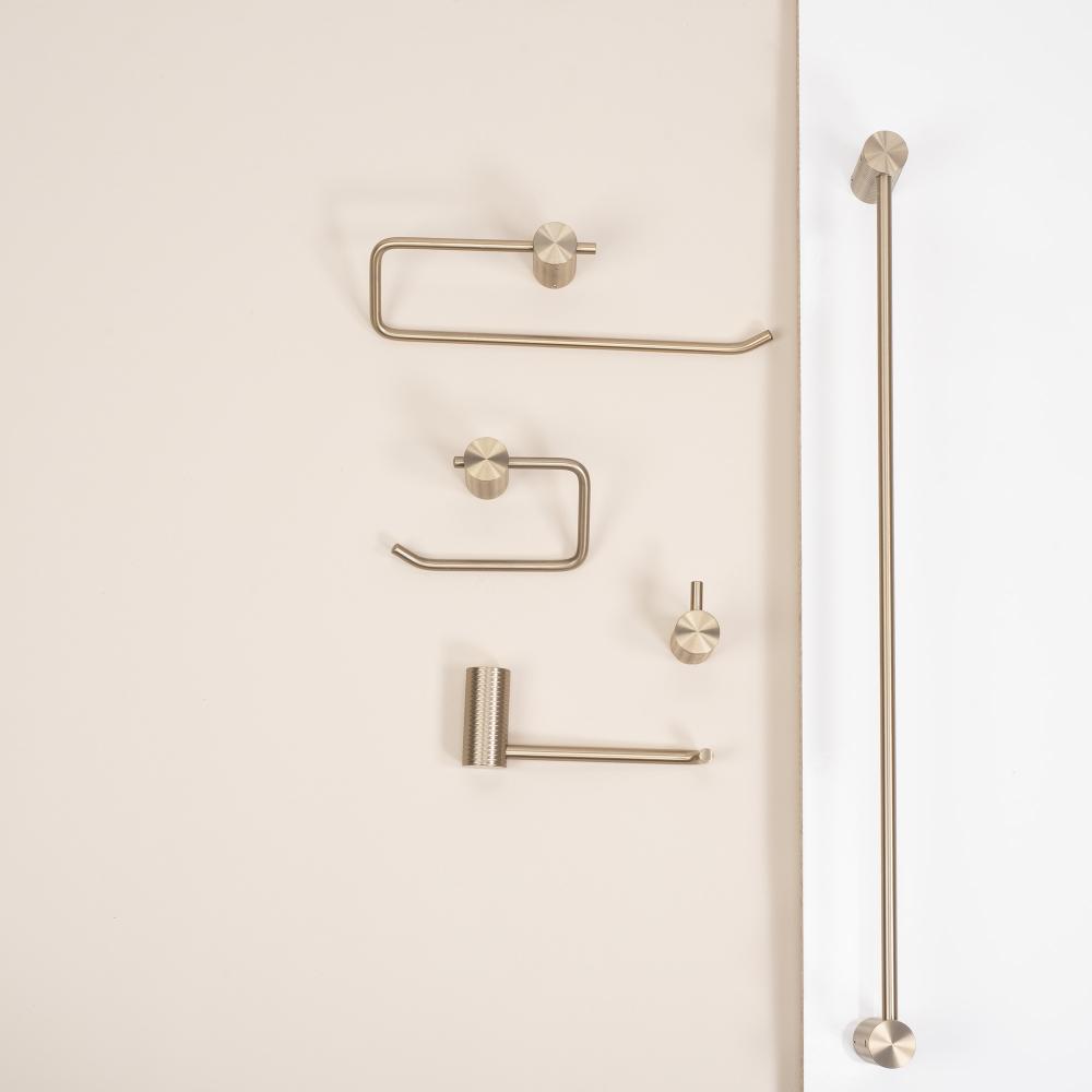 Bathroom hanger 9706 Prism Brush Gold