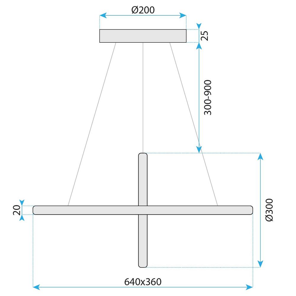 Lampe LED G034-CP Gold