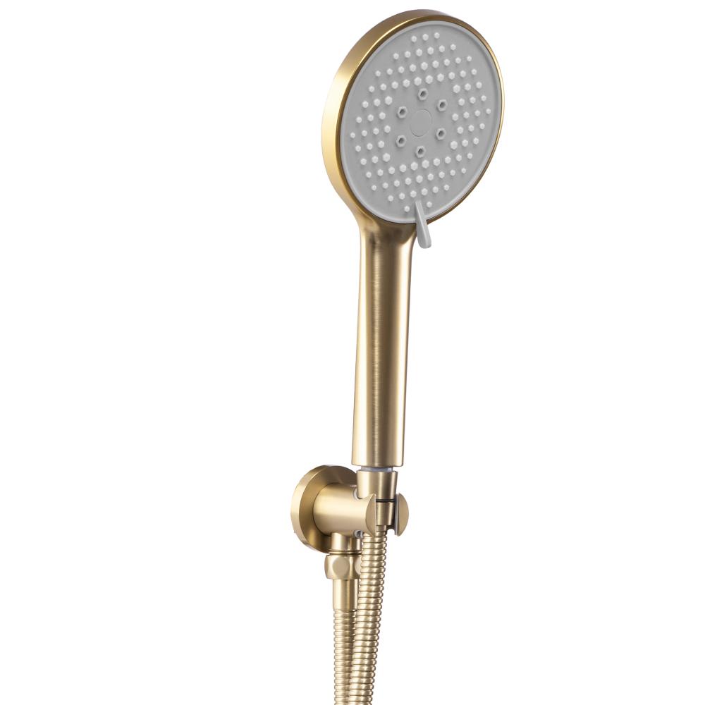 Slēptās dušas komplekts Verso Brushed gold + BOX