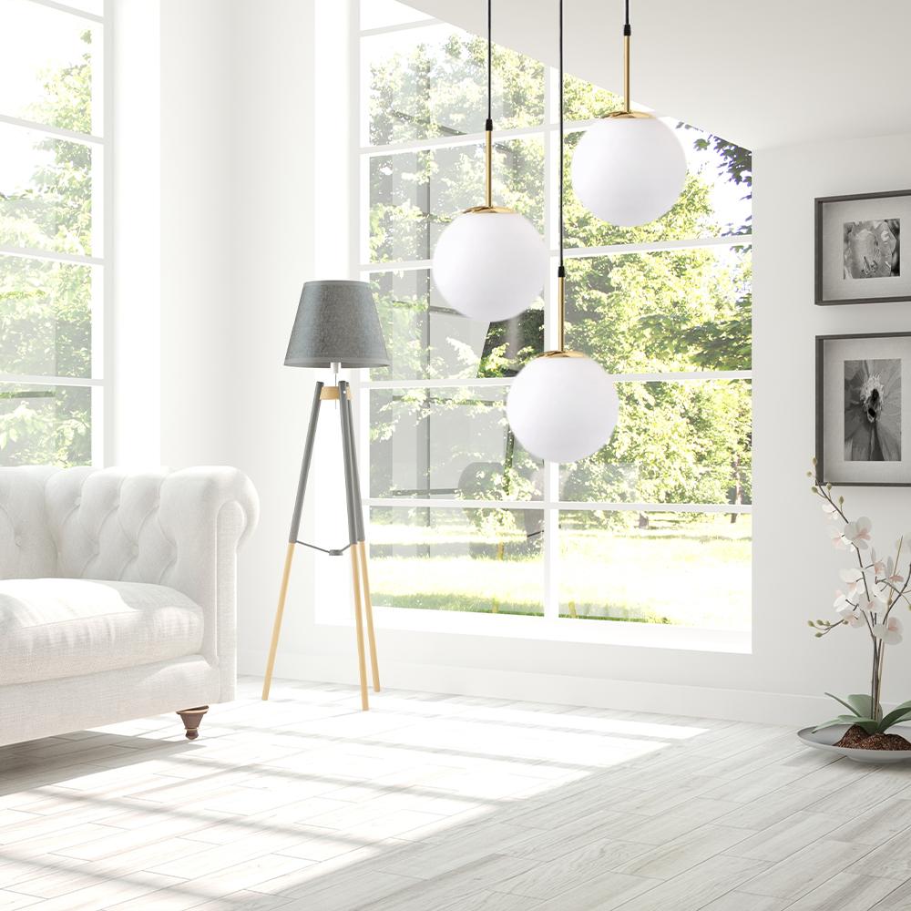 Hängelampe Kugel Gold APP656-3CPR